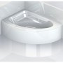 Trojan Orlando 1500mm Corner Bath Panel White - 3mm