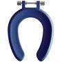 Twyford Sola Open Front Toilet Seat Ring - Blue