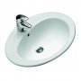 Twyford Alcona Inset Countertop Basin 560mm Wide - 1 Tap Hole