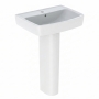Twyford Alcona Basin & Full Pedestal 550mm Wide 1 Tap Hole