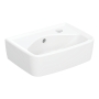 Twyford Alcona Square Wall Hung Basin 350mm Wide - 1 RH Tap Hole