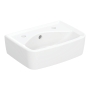 Twyford Alcona Square Wall Hung Basin 350mm Wide - 2 Tap Hole