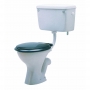 Twyford Classic Low Level P Trap Pan with Side Inlet Lever Cistern - Excluding Seat