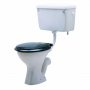 Twyford Classic Low Level HO Pan with Bottom Inlet Lever Cistern - Excluding Seat