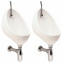 Twyford Clifton 2-Person Urinal Pack 300mm Wide - White