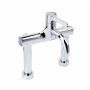 Twyford Sola Thermostatic Pillar Mounted Detachable Spout Surgeons Mixer Tap - Chrome