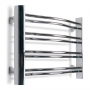 Ultraheat Petit Curved Heated Towel Rail 420mm H x 600mm W - Chrome