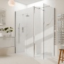 Valo Altitude Chrome 2000mm Walk-In Shower Enclosure with Return Panel