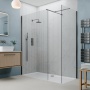 Valo Altitude Gunmetal 2000mm Walk-In Shower Enclosure