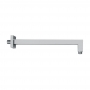Vema Square Wall Mounted Shower Arm 300mm Length - Chrome