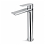 Vema Timea Tall Basin Mixer Tap Single Handle - Chrome