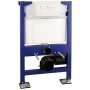 Verona WC Toilet Frame with Cistern and Fixings 820mm High - Blue