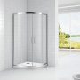 Verona Aquaglass Intro+ Quadrant Shower Enclosure 800mm x 800mm - 8mm Glass