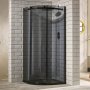 Verona Aquaglass+ Sphere Tinted Offset Quadrant Shower Enclosure - 8mm Glass