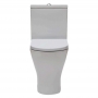 Verona Boulevard Close Coupled Toilet Push Button Cistern - Soft Close Seat