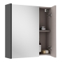 Verona Brivo 600mm 2-Door Mirrored Bathroom Cabinet