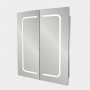 Verona Designer Line 2-Door Mirrored Bathroom Cabinet 600mm Wide