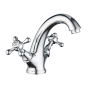 Verona Castello Chrome Basin Mixer Tap (inc Pop-Up Waste)