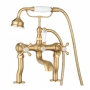 Verona Castello Brushed Brass Bath Shower Mixer Tap (inc Kit)