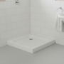 Verona Classic Deep 80mm Stone Resin Square Shower Tray (inc Waste)