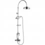 Verona Edwardian Thermostatic Exposed Complete Mixer Shower - Chrome