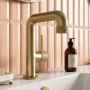 Verona Fontessa Brushed Brass Basin Mixer Tap (inc Waste)