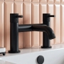 Verona Fontessa Matt Black Bath Filler Tap