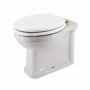 Verona Holborn Back to Wall Toilet - Soft Close Seat (Brushed Brass Fittings)