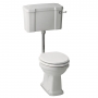 Verona Holborn Low Level Toilet with Lever Cistern - Soft Close Seat (Chrome Fittings)