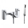 Verona Piazza Bath Shower Mixer Tap Pillar Mounted Chrome