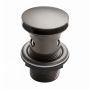 Verona Gunmetal Slotted Press Top Basin Waste