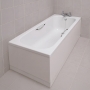 Verona Professional Anti-Slip Steel Bath with Twin Grips (2 Tap Hole)