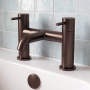 Verona Rivenza Brushed Bronze Bath Filler Tap