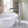 Verona Rivenza Chrome Tall High Rise Basin Mixer Tap