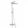 Verona Sleek Thermostatic Bar Complete Mixer Shower - Chrome