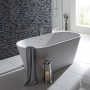 Verona Stone Freestanding Double Ended Bath 1650mm x 830mm - White