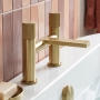 Verona Velora Brushed Brass Bath Filler Tap