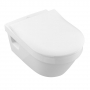 Villeroy & Boch Architectura Rimless Wall Hung Toilet White Alpin - Slim Soft Close Seat