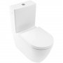 Villeroy & Boch Architectura Rimless Close Coupled Toilet with Push Button Cistern - Standard Seat