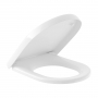 Villeroy & Boch O.novo Compact Quick Release Soft Close Toilet Seat and Cover - White Alpin