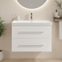 Villeroy & Boch Avento 800mm 2-Drawer Wall Hung Vanity Unit with Basin