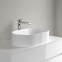 Villeroy & Boch Collaro Oval Sit-On Countertop Basin 560mm Wide - 0 Tap Hole