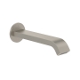 Villeroy & Boch Dawn Bath Spout Wall Mounted 201mm - Brushed Nickel Matt