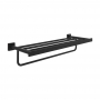 Villeroy & Boch Elements Striking Towel Rack 595mm Wide - Matt Black
