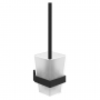 Villeroy & Boch Elements Striking Toilet Brush and Holder - Matt Black