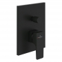Villeroy & Boch Architectura Rectangular Concealed Shower Valve with Diverter Single Handle - Matt Black