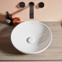Villeroy & Boch Loop & Friends Round Sit-On Countertop Basin 380mm Diameter - 0 Tap Hole