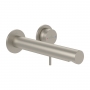 Villeroy & Boch Loop & Friends Wall Mounted Basin Mixer Tap - Brushed Nickel Matt