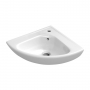 Villeroy & Boch O.novo Compact Corner Wall Hung Basin 415mm x 415mm - 1 Tap Hole