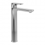 Villeroy & Boch O.novo Tall Basin Mixer Tap with Push-Open Slotted Waste - Chrome